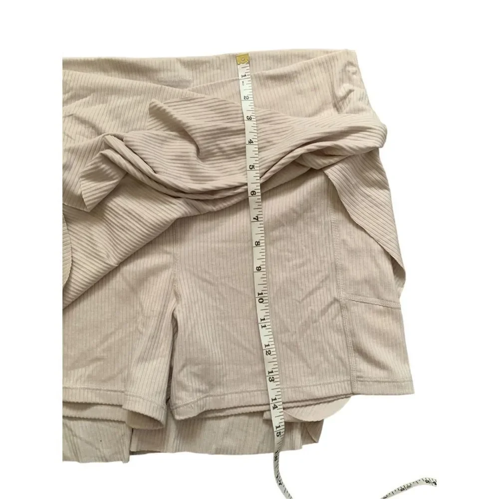 Calvin Klein, Skort/Skirt/Shorts, Off White Almost Tan, Large, NWT.
